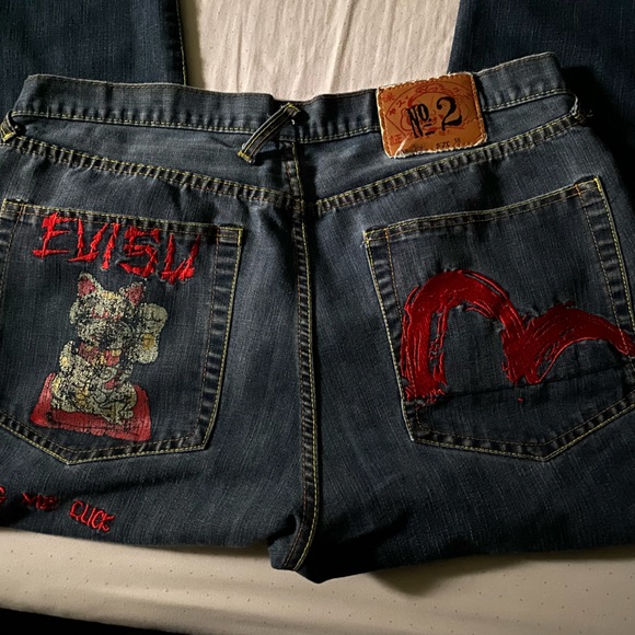 Evisu jeans size 38
